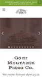 Mobile Screenshot of goatmountainpizza.com